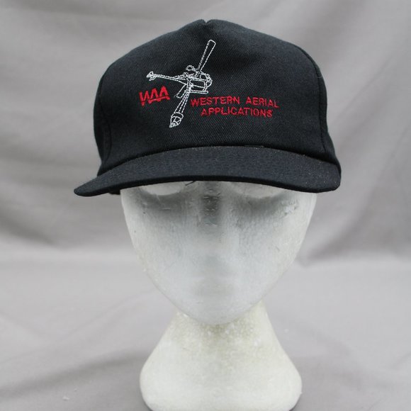 Vintage Baseball Cap - Western Aerial Applications - Adult Zipper Back - Picture 3 of 8
